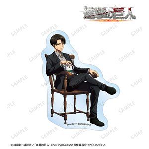 進撃の巨人 描き下ろしイラスト リヴァイ ティータイムver. ステッカー (キャラクターグッズ)