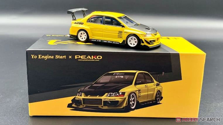 Mitsubishi Lancer Evolution IX VARIS Yellow Metallic (Diecast Car) Item picture7