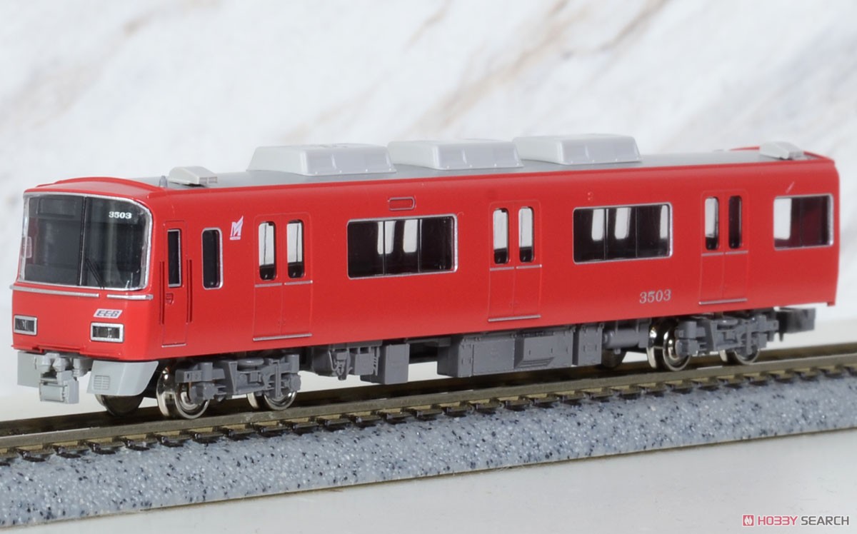 Meitetsu Series 3500 (Renewaled Car, Rollsign Lighting) Standard Four Car Formation Set (w/Motor) (Basic 4-Car Set) (Pre-colored Completed) (Model Train) 商品画像3