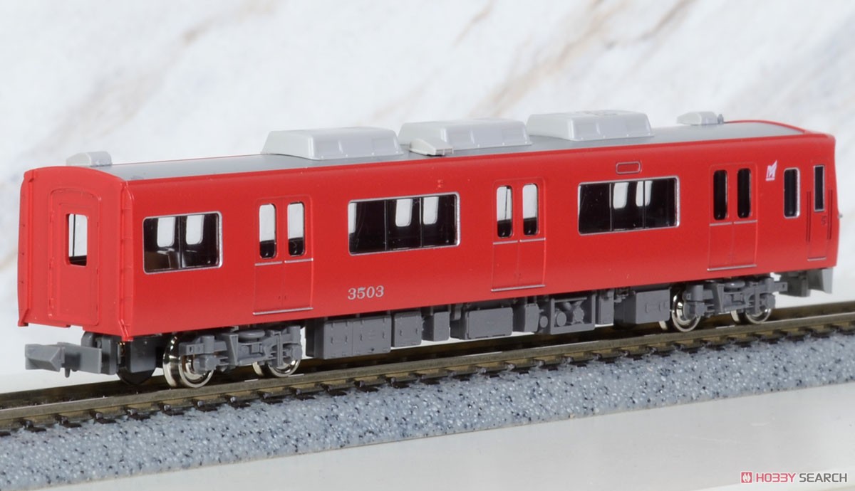 Meitetsu Series 3500 (Renewaled Car, Rollsign Lighting) Standard Four Car Formation Set (w/Motor) (Basic 4-Car Set) (Pre-colored Completed) (Model Train) 商品画像4