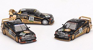 Mercedes-Benz 190E 2.5-16 Evolution II Macau Gear Race 1991 AMG/Zung Fu 3 Car Set (Hong Kong Exclusive) (Diecast Car)