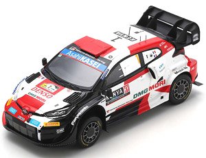 TOYOTA GR Yaris Rally1 No.1 TOYOTA GAZOO Racing WRT 4th Rally Safari Kenya 2022 S.Ogier - B.Veillas (Diecast Car)