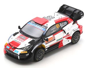 TOYOTA GR Yaris Rally1 No.69 TOYOTA GAZOO Racing WRT Winner Rally New Zealand 2022 K.Rovanpera - J.Halttunen (Diecast Car)