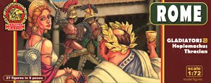 古代ローマ グラディエーター： ホプロマクス vs トラキア闘士 (27体・9ポーズ) (プラモデル)