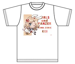 ガールズ＆パンツァー 最終章 ぷちちょこグラフィックTシャツ 【ケイ】 十二支 (キャラクターグッズ)