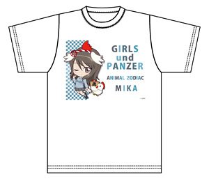 Girls und Panzer das Finale Puchichoko Graphic T-Shirt [Mika] Earthly Branches (Anime Toy)
