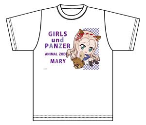 ガールズ＆パンツァー 最終章 ぷちちょこグラフィックTシャツ 【マリー】 十二支 (キャラクターグッズ)