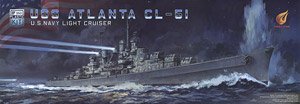 米海軍 軽巡洋艦 USS アトランタ CL-51 (通常版) (プラモデル)