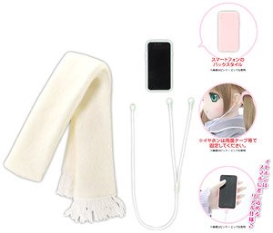 AZO2 Kina Kazuharu School Uniform Collection [Muffler & Smartphone Set] II (White x Mint) (Fashion Doll)