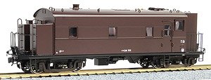 1/80(HO) J.N.R. MANU34 Steam Generator Car Late Expansion Charcoal Type Renewal Product II Kit (Unassembled Kit) (Model Train)