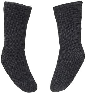 PNM Crew Socks (Black) (Fashion Doll)