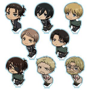 Attack on Titan Tsunpittsu Acrylic Stand Collection (Set of 8) (Anime Toy)