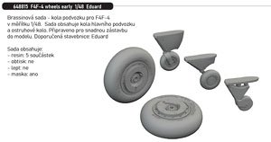 F4F-4 Wheels Early (for Eduard) (Plastic model)