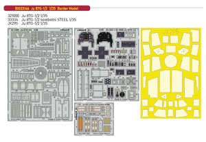 Ju87G-1/2 Big Ed Parts Set (for Border Model) (Plastic model)
