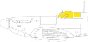 Masking Sheet for Spitfire Mk.V TFace (for Eduard) (Plastic model)