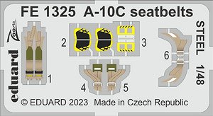 A-10C Seatbelts Steel (for Hobby Boss) (Plastic model)