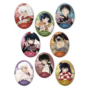 Inuyasha Chara Badge Collection Blind Pack (Set of 8) (Anime Toy)