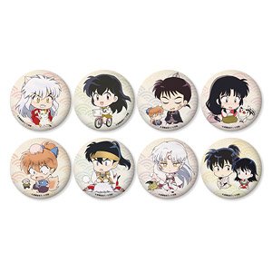 Inuyasha Chara Badge Collection Play Back (Set of 8) (Anime Toy)