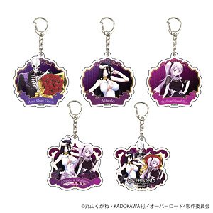 Acrylic Key Ring [Overlord] 01 Party Ver. Box (Especially Illustrated) (Set of 5) (Anime Toy)