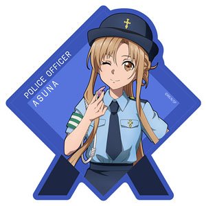 Sword Art Online [Especially Illustrated] Asuna Work Experience Sticker PoliceVer. (Anime Toy)