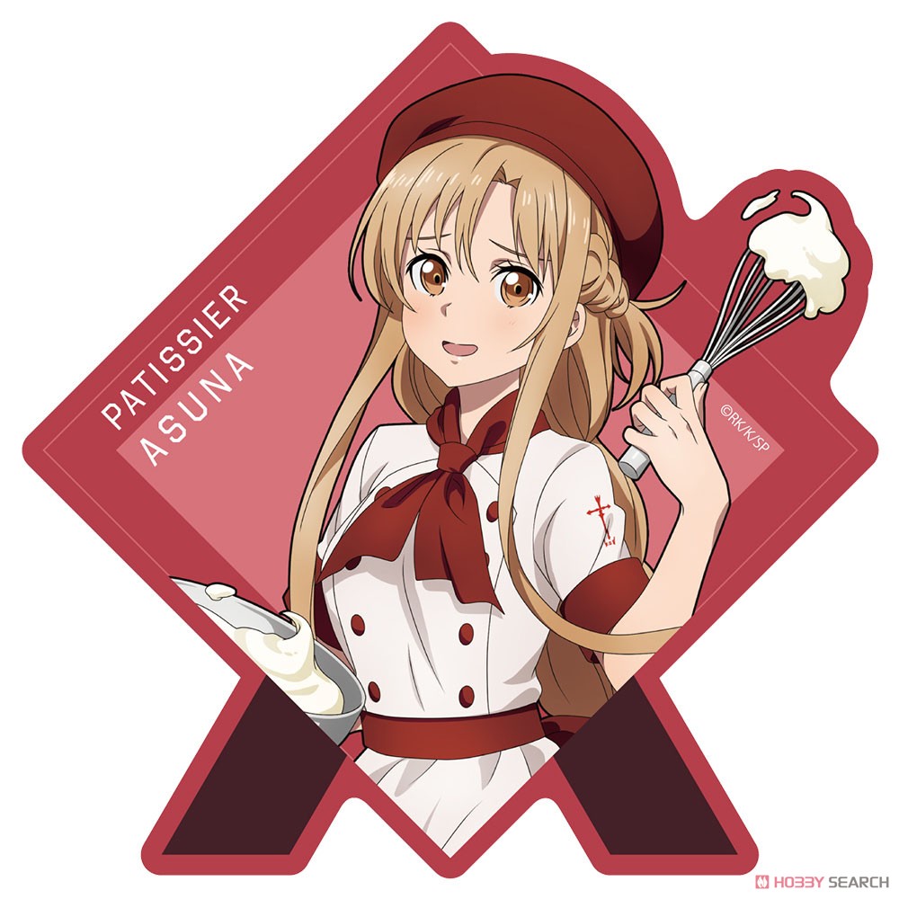 Sword Art Online [Especially Illustrated] Asuna Work Experience Sticker PatissierVer. (Anime Toy) Item picture1