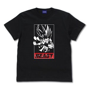 ドラゴンボール超 スーパーヒーロー 孫悟飯(ビースト)Tシャツ BLACK M (キャラクターグッズ)