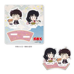 Inuyasha Acrylic Stand (Play Back) Miroku & Shippo & Sango & Kirara (Anime Toy)