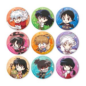 Inuyasha Fight! Chara Badge Collection (Set of 9) (Anime Toy)