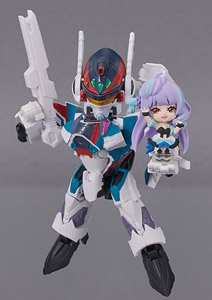 Tiny Session VF-31S Siegfried (Arad Molders Custom) with Mikumo Guynemer (Completed)