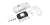 Skyline GT-RR33V Spec White Body Set (Unpainted) w/ Wheel (RC Model) Item picture1