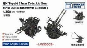 IJN Type96 25mm Twin AA Gun (Early) (Plastic model)