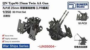 IJN Type96 25mm Twin AA Gun LPR Sight (Late) w/Shield (Plastic model)