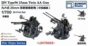 日本海軍 九六式二十五粍 連装機銃 環式照準器 (前期型) (プラモデル)