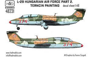 L-29 ハンガリー空軍 「トレンチ-ン」 (デカール)