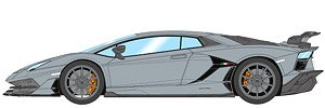 Lamborghini Aventador SVJ 2018 (Nireo wheel) グリジオテレスト (ミニカー)
