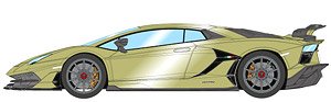 Lamborghini Aventador SVJ 2018 (Nireo wheel) ヴェルデドラコ (ミニカー)