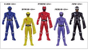 Soft Vinyl Hero Ohsama Sentai King-Ohger (Set of 12) (Shokugan)