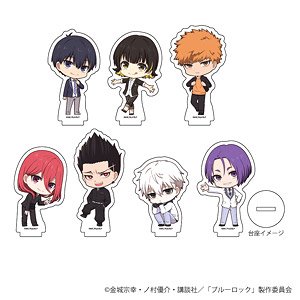 アクリルぷちスタンド 「TVアニメ『ブルーロック』」 01 制服ver. ボックス (ミニキャラ) (7個セット) (キャラクターグッズ)
