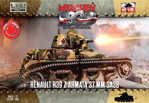 仏・ルノーR39軽戦車・37mmSA38搭載型 (プラモデル)