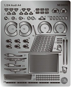 1/24 Racing Series Audi A4 Quattro 1996 BTCC Champion Detail Up Parts