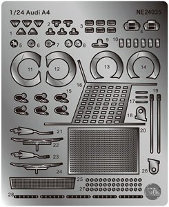 1/24 レーシングシリーズ アウディ A4 クワトロ 1996 BTCCチャンピオン用 ディテールアップパーツ