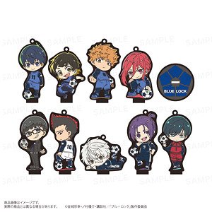 Blue Lock Trading 3Way Rubber Stand (Set of 9) (Anime Toy)