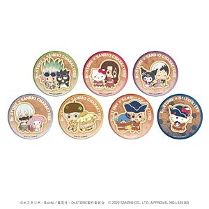 缶バッジ 「Dr.STONE×サンリオキャラクターズ」 02 ボックス (ミニキャラ) (7個セット) (キャラクターグッズ)