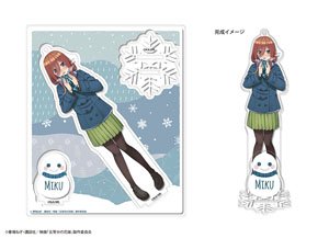 映画「五等分の花嫁」アクリルフィギュア Ver. Winter snow 03 中野三玖 (キャラクターグッズ)