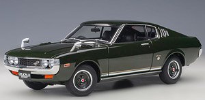 トヨタ セリカ リフトバック 2000GT (RA25) 1973 (モスグリーン) (ミニカー)