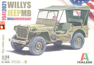 Jeep Willys MB w/Stencil Sheet (Plastic model)