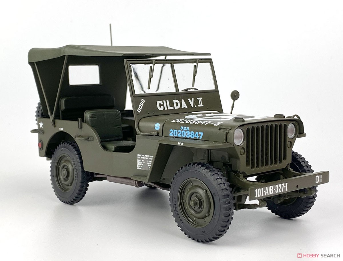 Jeep Willys MB w/Stencil Sheet (Plastic model) Item picture7