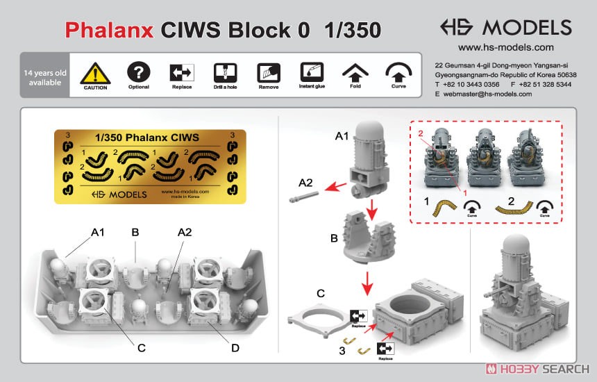Phalanx CIWS Block 0 (Plastic model) その他の画像3