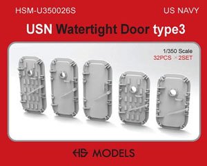 US Navy Watertight Doors Type 3 (Plastic model)