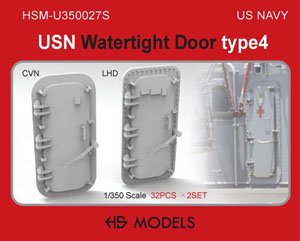 US Navy Watertight Doors Type 4 (Plastic model)